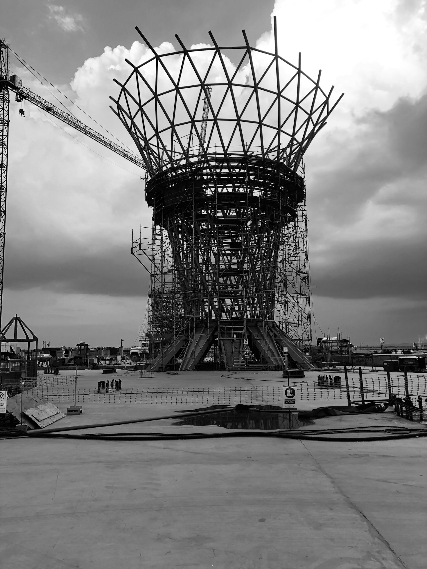 An industrial funnel